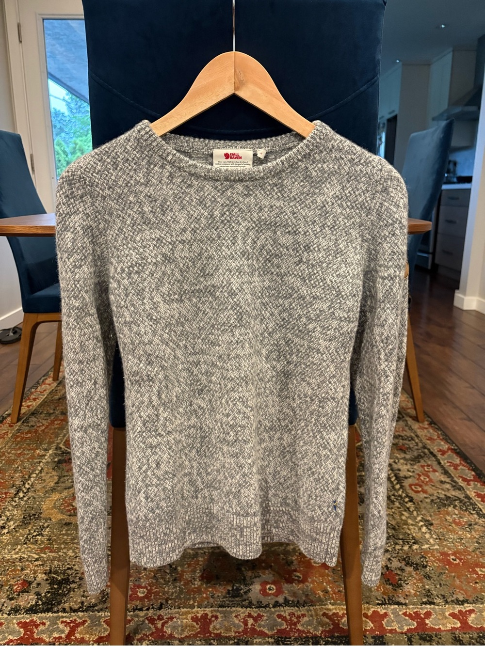 Heather Gray Crewneck Knit Sweater